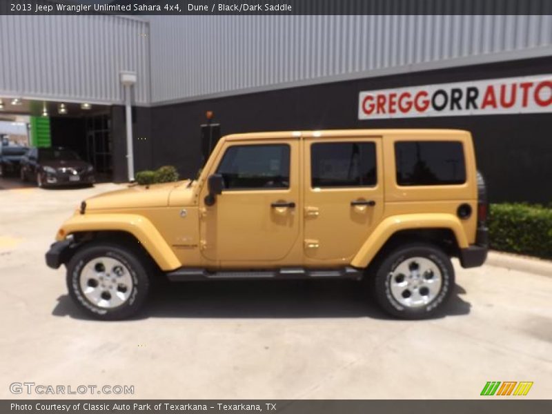 Dune / Black/Dark Saddle 2013 Jeep Wrangler Unlimited Sahara 4x4