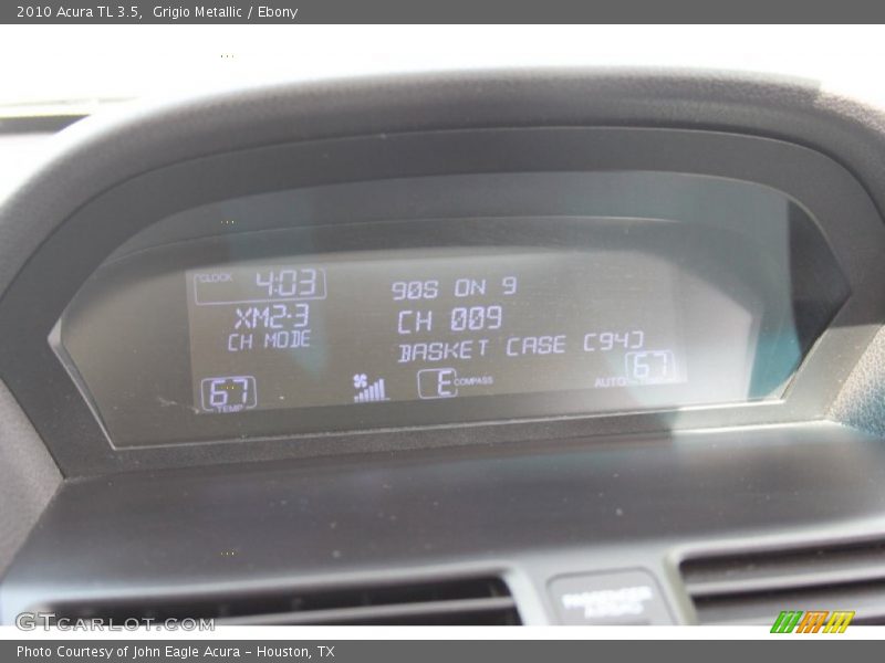 Grigio Metallic / Ebony 2010 Acura TL 3.5