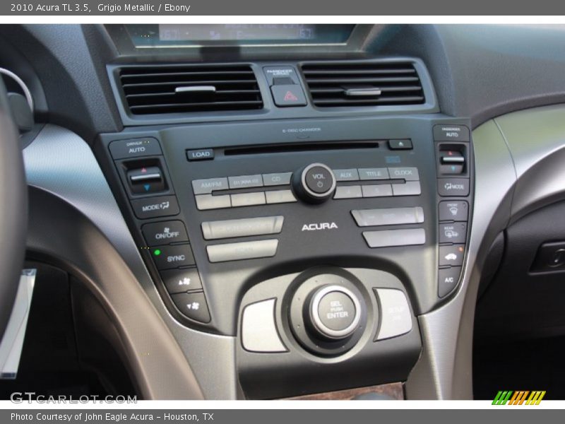 Grigio Metallic / Ebony 2010 Acura TL 3.5
