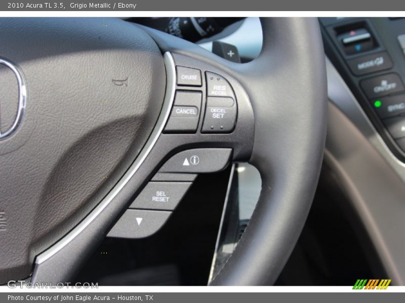 Grigio Metallic / Ebony 2010 Acura TL 3.5