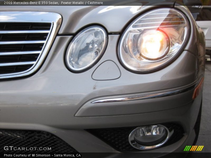 Pewter Metallic / Cashmere 2009 Mercedes-Benz E 350 Sedan