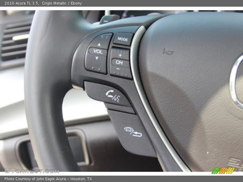 Grigio Metallic / Ebony 2010 Acura TL 3.5