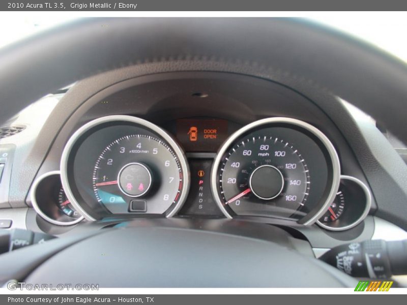 Grigio Metallic / Ebony 2010 Acura TL 3.5
