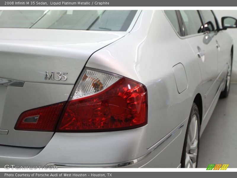 Liquid Platinum Metallic / Graphite 2008 Infiniti M 35 Sedan