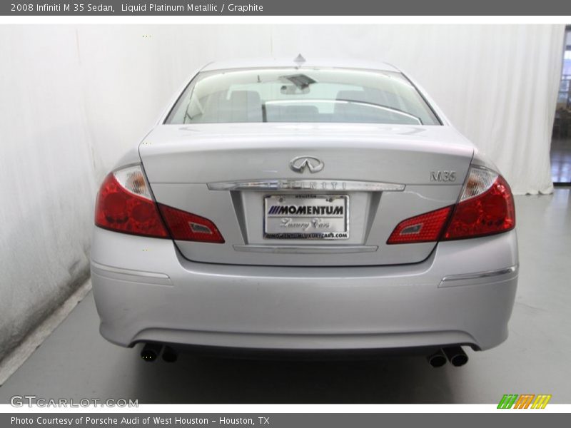 Liquid Platinum Metallic / Graphite 2008 Infiniti M 35 Sedan