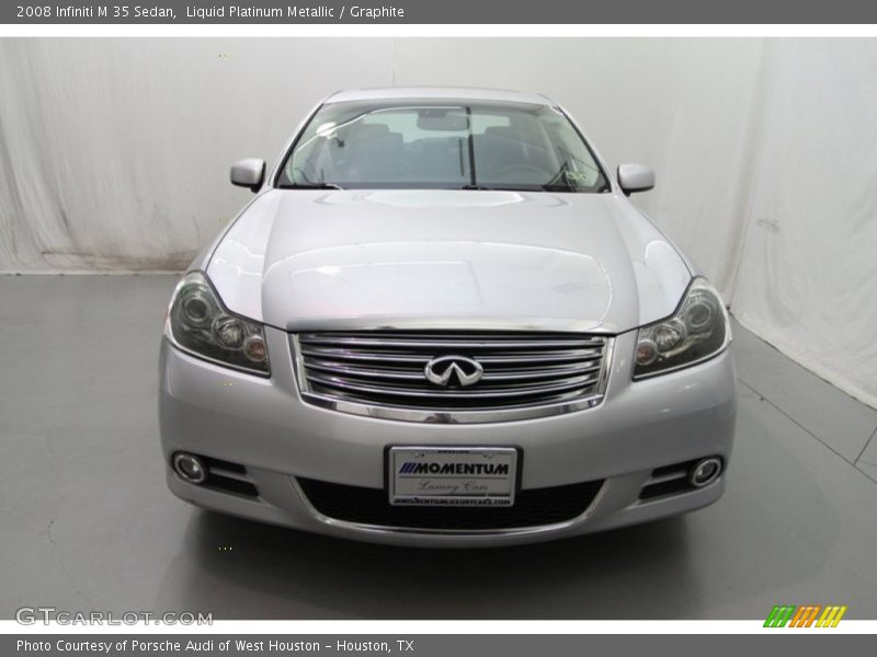 Liquid Platinum Metallic / Graphite 2008 Infiniti M 35 Sedan