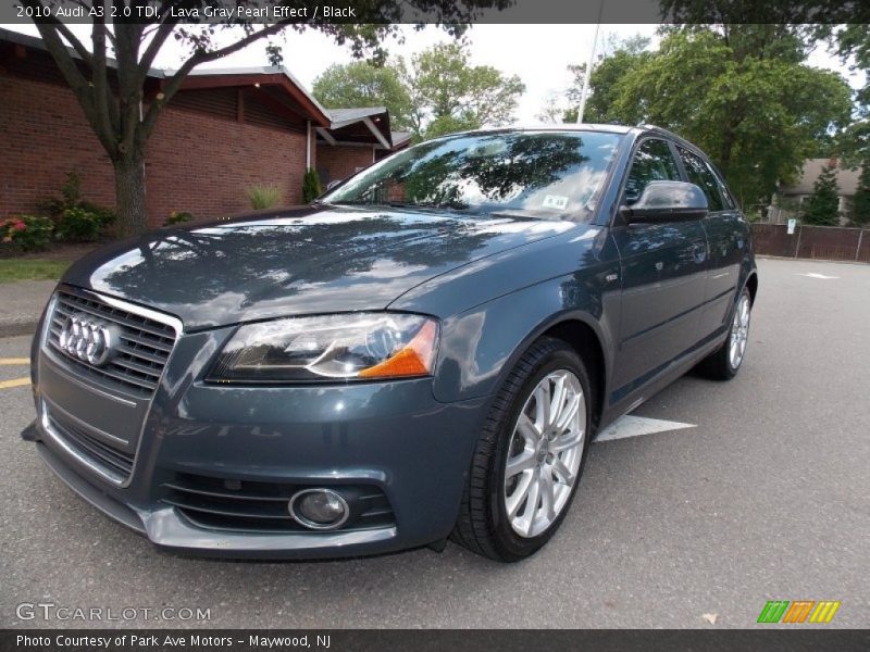 Lava Gray Pearl Effect / Black 2010 Audi A3 2.0 TDI