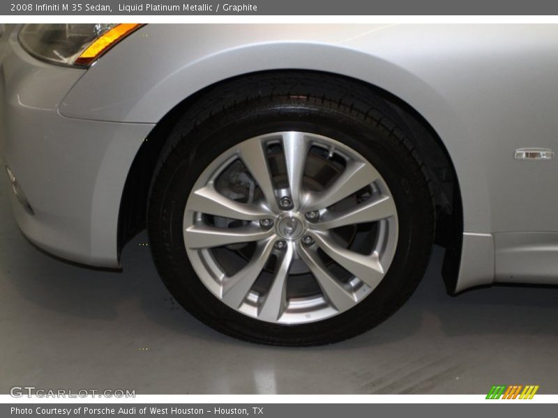 Liquid Platinum Metallic / Graphite 2008 Infiniti M 35 Sedan