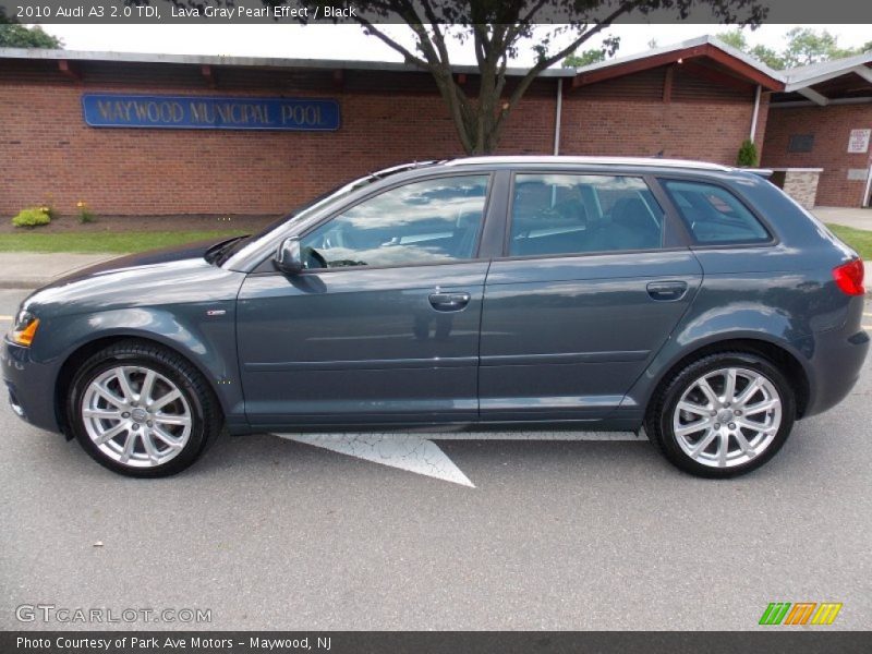 Lava Gray Pearl Effect / Black 2010 Audi A3 2.0 TDI