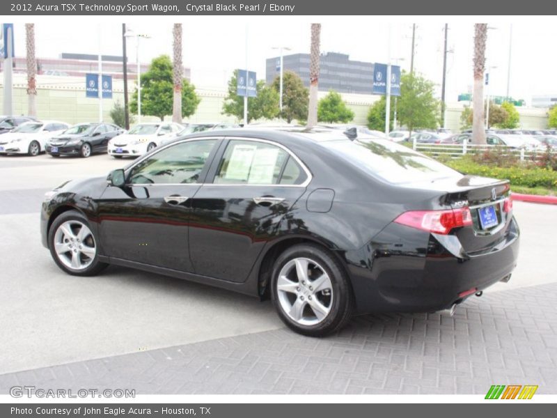 Crystal Black Pearl / Ebony 2012 Acura TSX Technology Sport Wagon