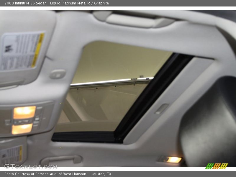 Liquid Platinum Metallic / Graphite 2008 Infiniti M 35 Sedan