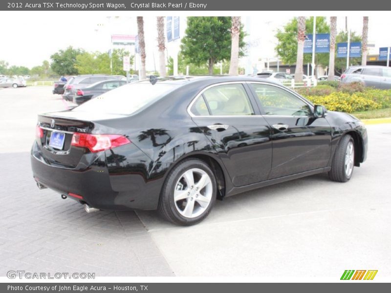 Crystal Black Pearl / Ebony 2012 Acura TSX Technology Sport Wagon
