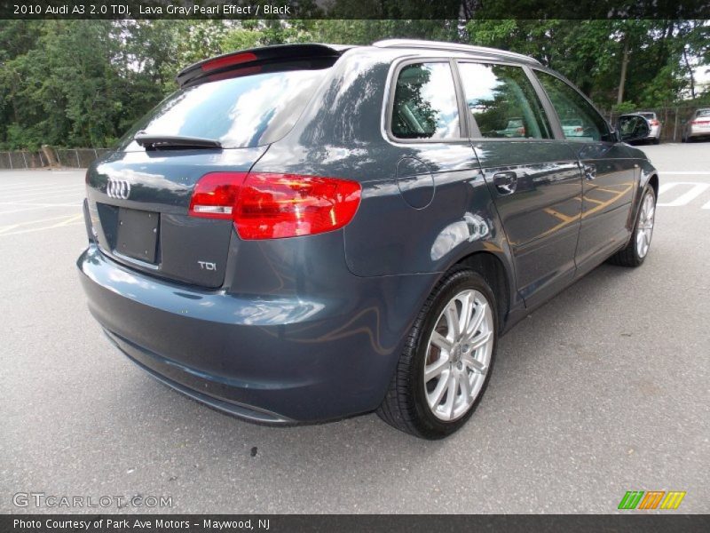 Lava Gray Pearl Effect / Black 2010 Audi A3 2.0 TDI