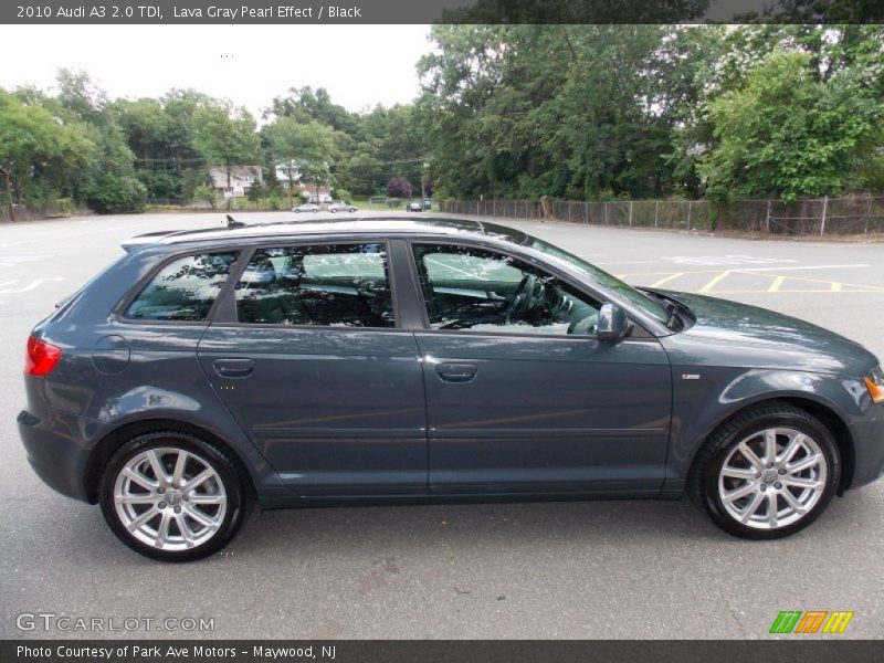 Lava Gray Pearl Effect / Black 2010 Audi A3 2.0 TDI