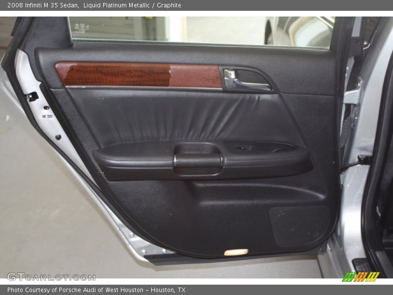 Liquid Platinum Metallic / Graphite 2008 Infiniti M 35 Sedan