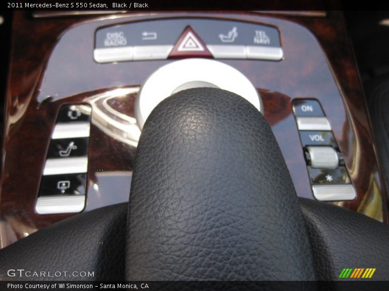 Black / Black 2011 Mercedes-Benz S 550 Sedan