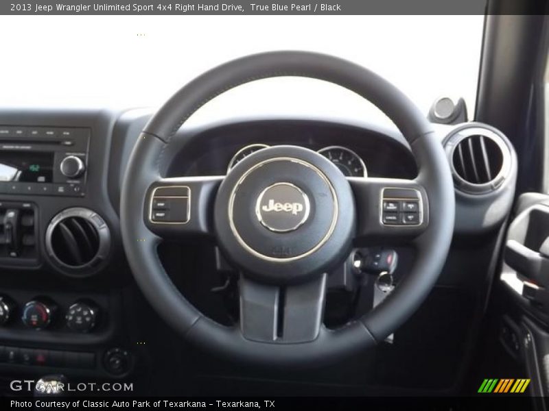  2013 Wrangler Unlimited Sport 4x4 Right Hand Drive Steering Wheel
