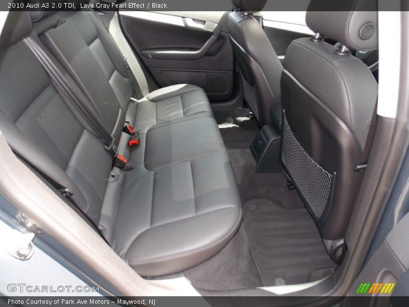 Rear Seat of 2010 A3 2.0 TDI