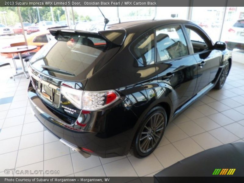 Obsidian Black Pearl / WRX Carbon Black 2013 Subaru Impreza WRX Limited 5 Door