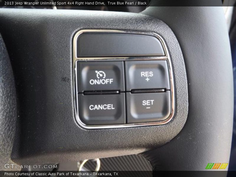 Controls of 2013 Wrangler Unlimited Sport 4x4 Right Hand Drive