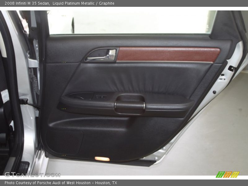 Liquid Platinum Metallic / Graphite 2008 Infiniti M 35 Sedan