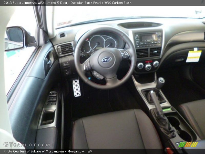 Obsidian Black Pearl / WRX Carbon Black 2013 Subaru Impreza WRX Limited 5 Door