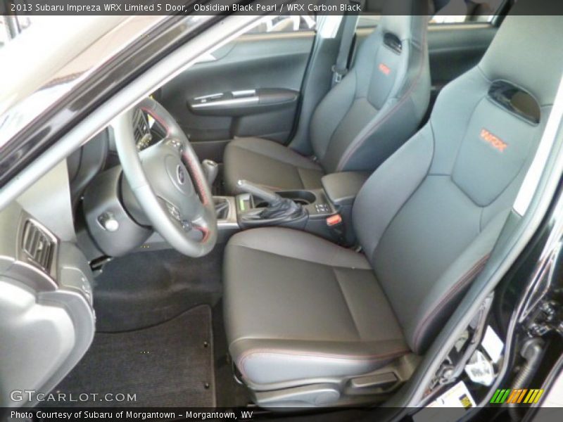 Obsidian Black Pearl / WRX Carbon Black 2013 Subaru Impreza WRX Limited 5 Door