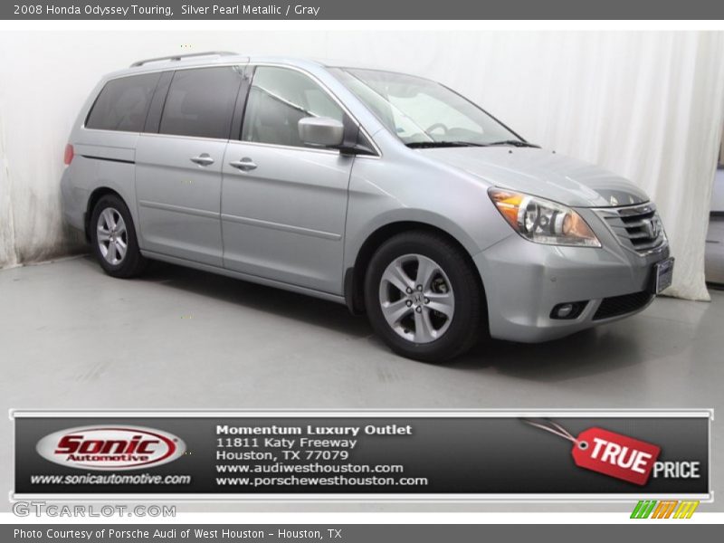 Silver Pearl Metallic / Gray 2008 Honda Odyssey Touring