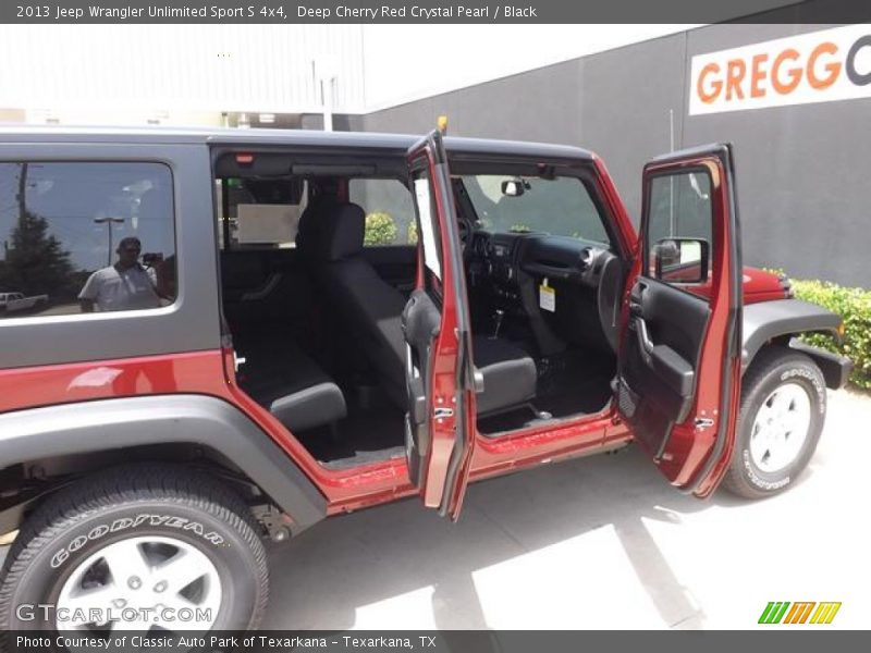 Deep Cherry Red Crystal Pearl / Black 2013 Jeep Wrangler Unlimited Sport S 4x4