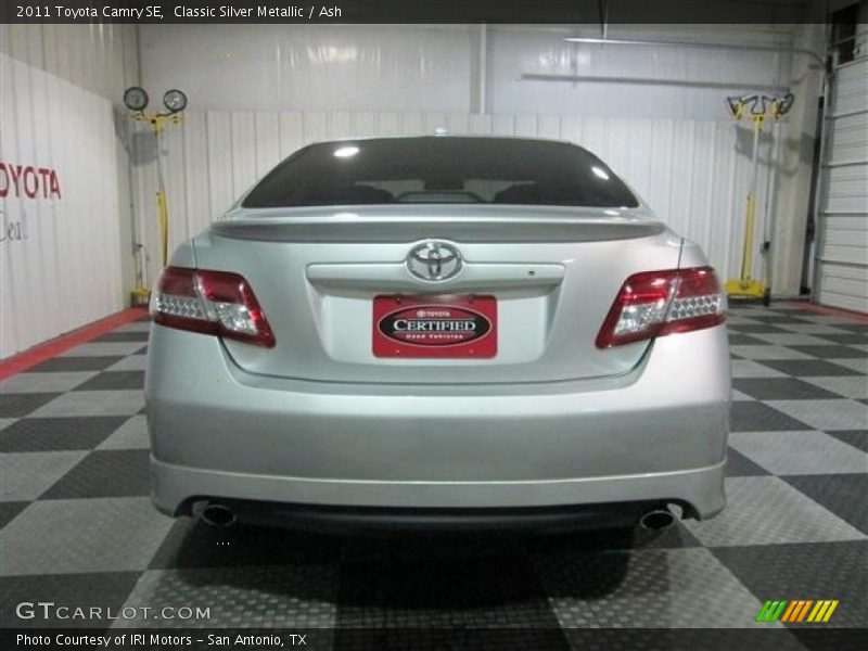 Classic Silver Metallic / Ash 2011 Toyota Camry SE