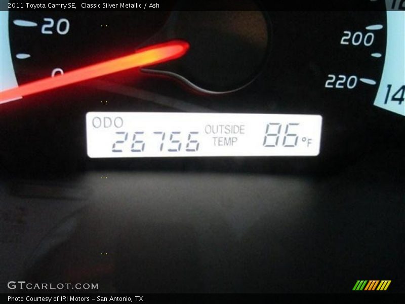 Classic Silver Metallic / Ash 2011 Toyota Camry SE