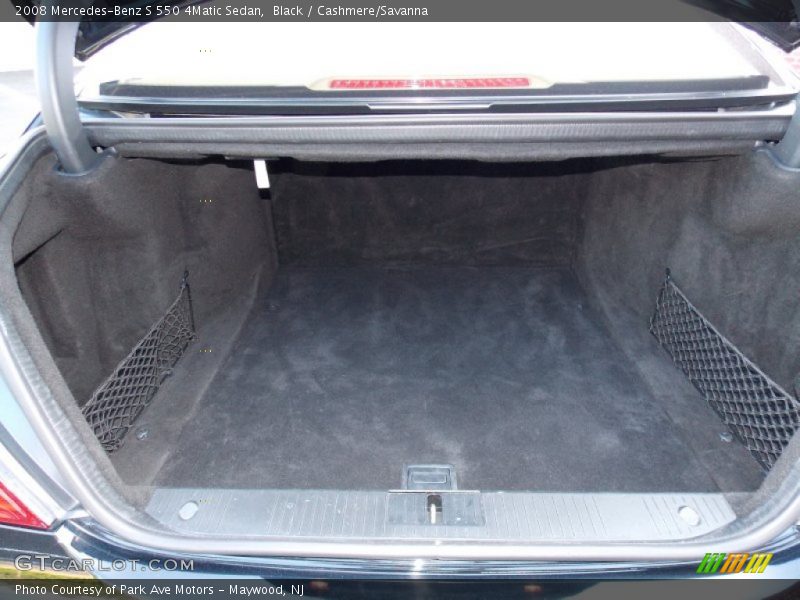 Black / Cashmere/Savanna 2008 Mercedes-Benz S 550 4Matic Sedan