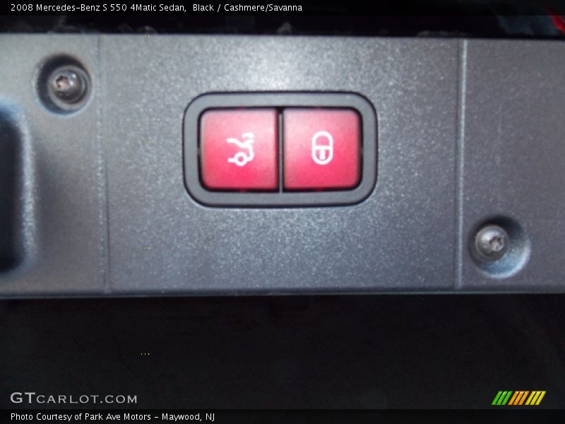 Black / Cashmere/Savanna 2008 Mercedes-Benz S 550 4Matic Sedan