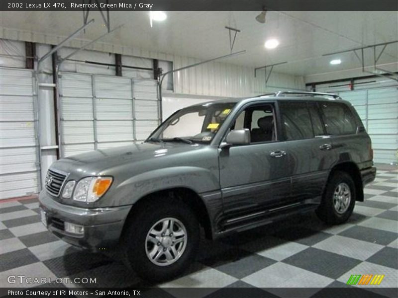 Riverrock Green Mica / Gray 2002 Lexus LX 470