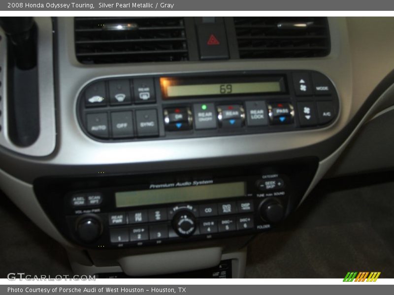 Silver Pearl Metallic / Gray 2008 Honda Odyssey Touring