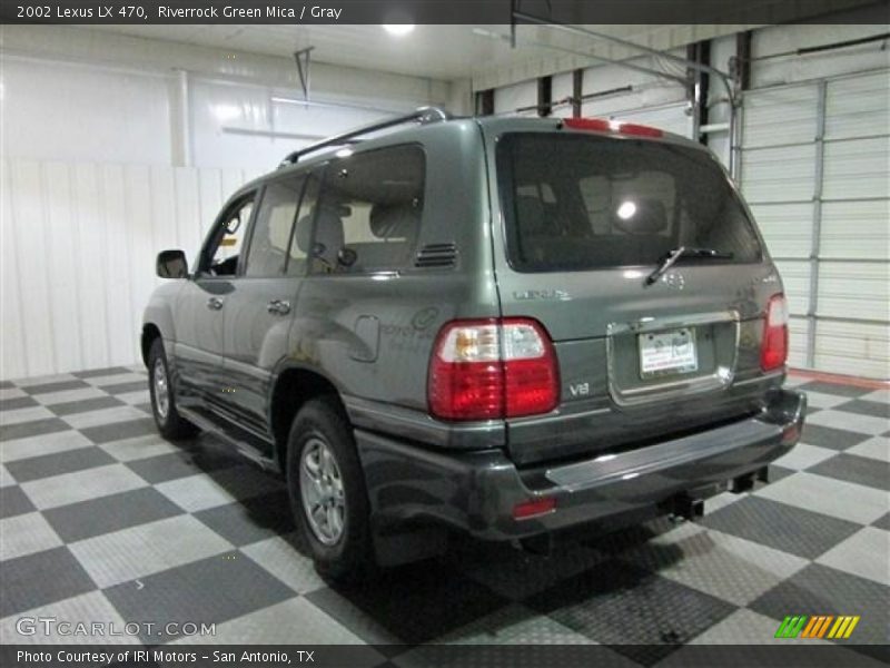 Riverrock Green Mica / Gray 2002 Lexus LX 470