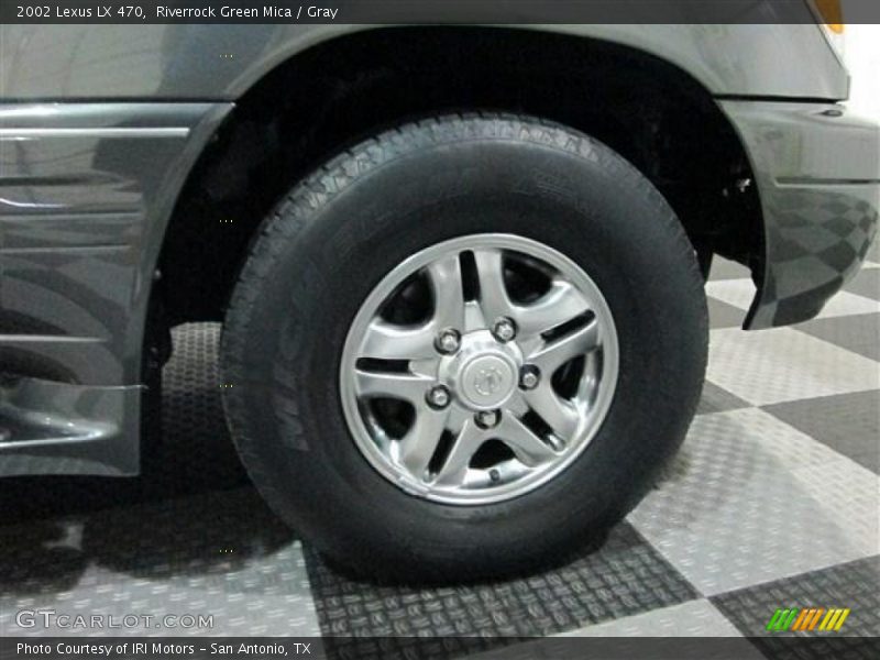 Riverrock Green Mica / Gray 2002 Lexus LX 470