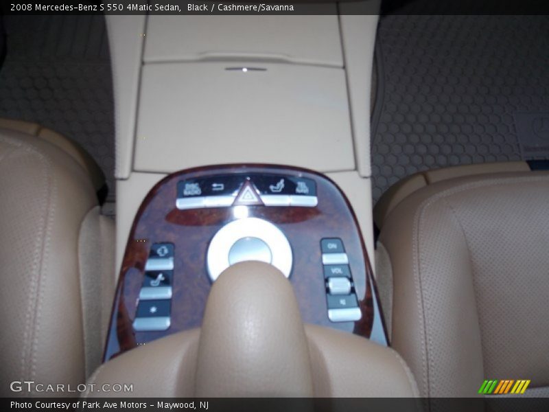 Black / Cashmere/Savanna 2008 Mercedes-Benz S 550 4Matic Sedan