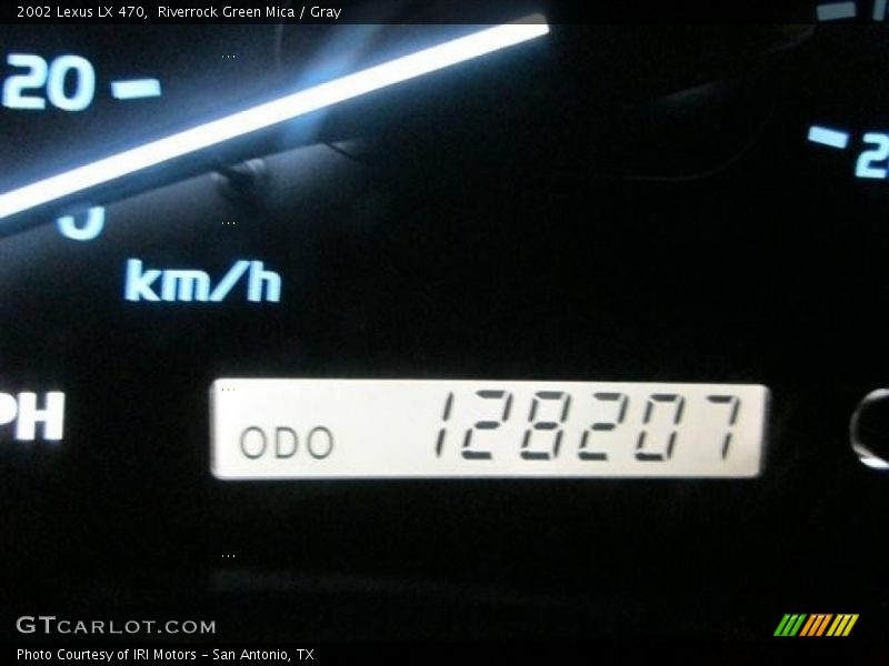 Riverrock Green Mica / Gray 2002 Lexus LX 470