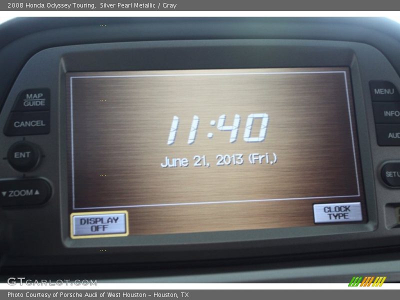 Silver Pearl Metallic / Gray 2008 Honda Odyssey Touring