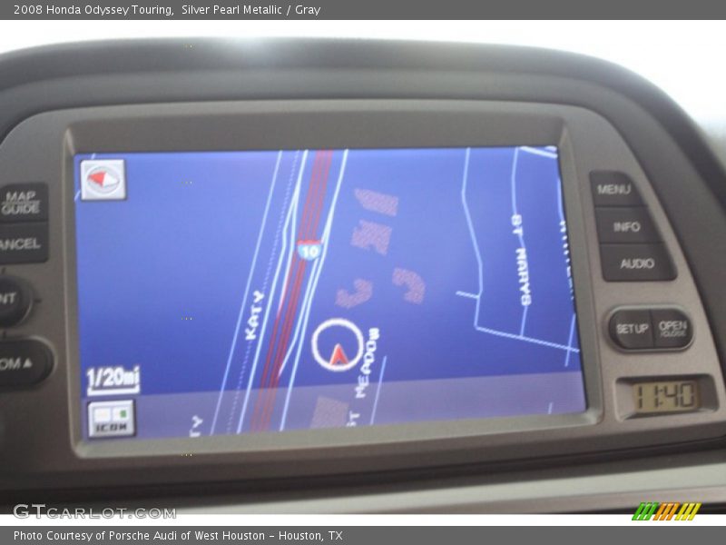 Silver Pearl Metallic / Gray 2008 Honda Odyssey Touring