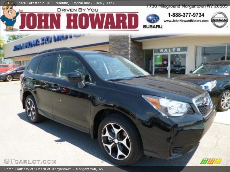 Crystal Black Silica / Black 2014 Subaru Forester 2.0XT Premium