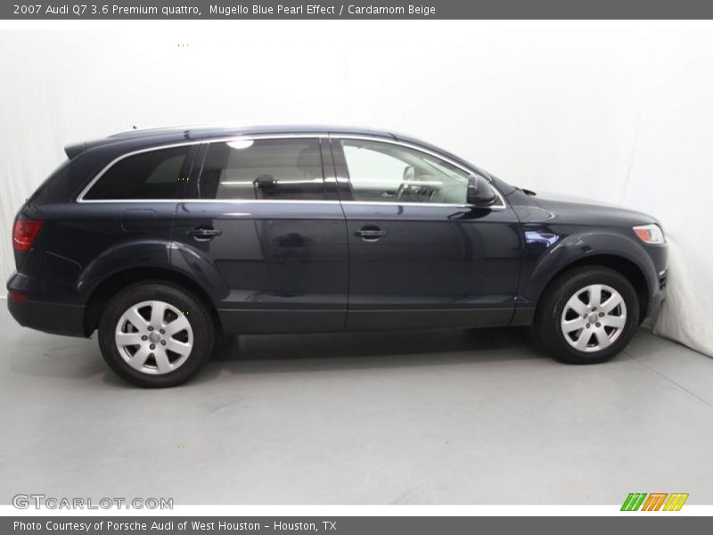 Mugello Blue Pearl Effect / Cardamom Beige 2007 Audi Q7 3.6 Premium quattro