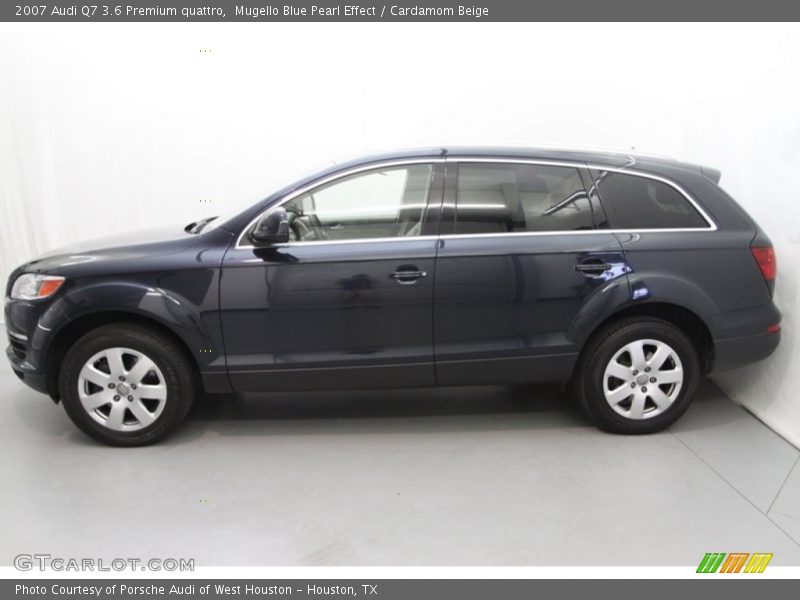 Mugello Blue Pearl Effect / Cardamom Beige 2007 Audi Q7 3.6 Premium quattro