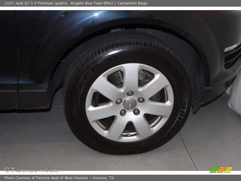 Mugello Blue Pearl Effect / Cardamom Beige 2007 Audi Q7 3.6 Premium quattro