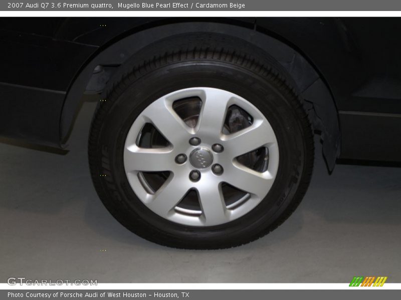 Mugello Blue Pearl Effect / Cardamom Beige 2007 Audi Q7 3.6 Premium quattro
