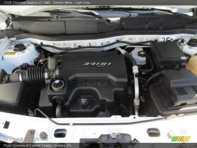 Summit White / Light Gray 2008 Chevrolet Equinox LT AWD