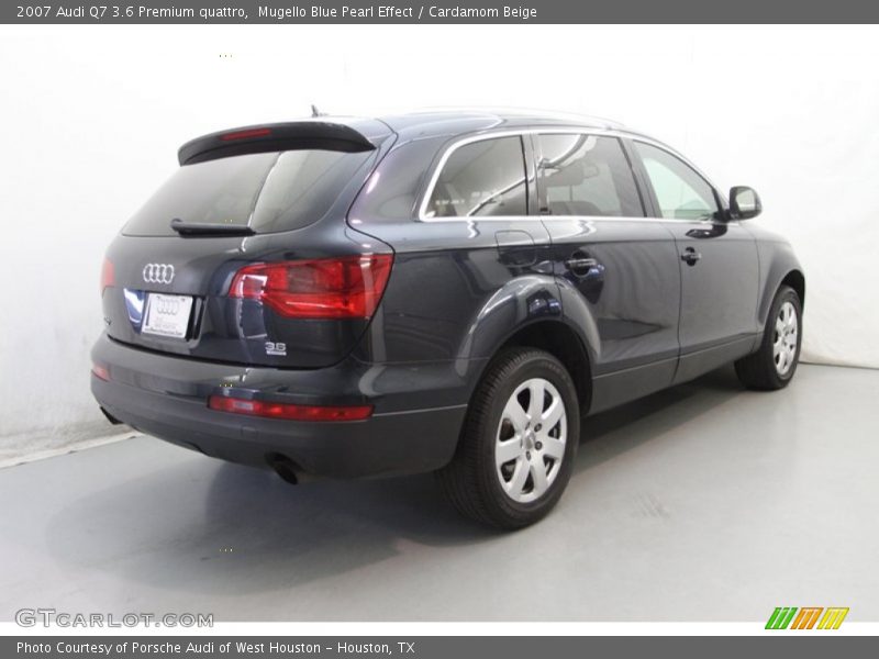 Mugello Blue Pearl Effect / Cardamom Beige 2007 Audi Q7 3.6 Premium quattro