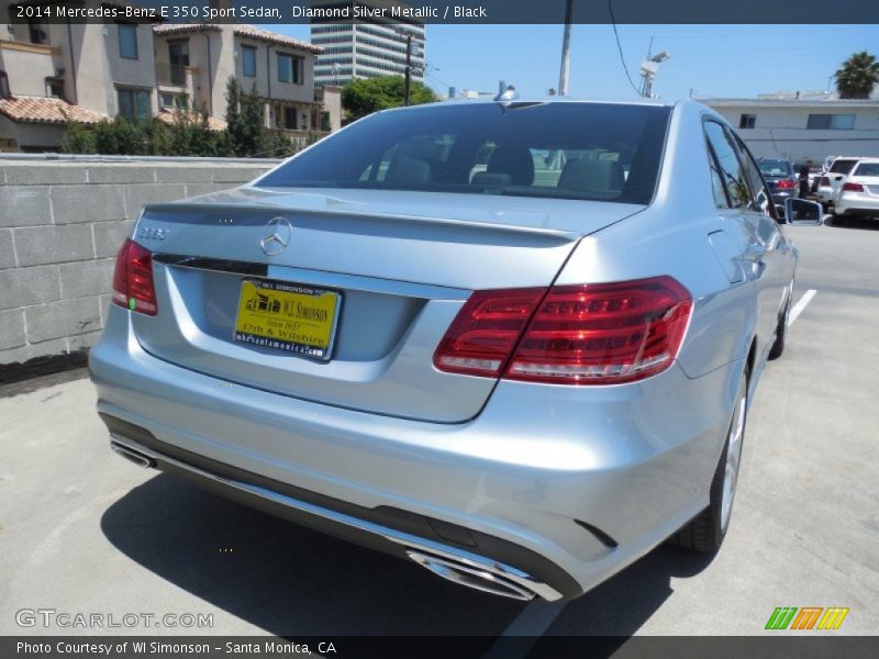 Diamond Silver Metallic / Black 2014 Mercedes-Benz E 350 Sport Sedan