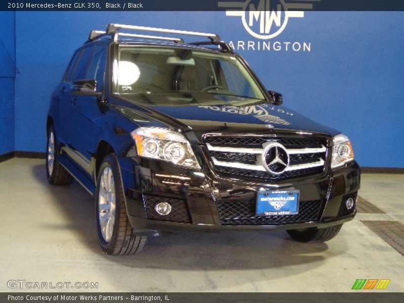 Black / Black 2010 Mercedes-Benz GLK 350